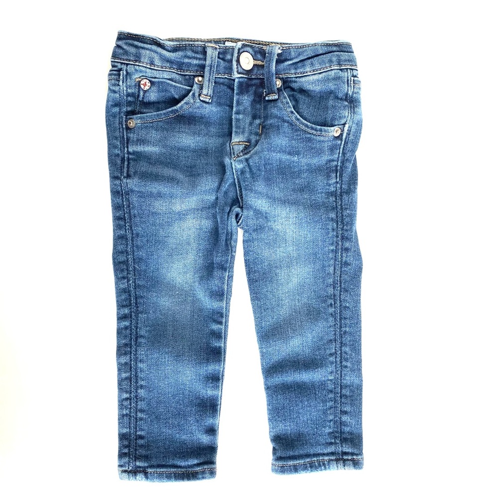 Hudson Jeans Baby Denim Flap Pocket Jeans Stretch Five-Pocket Snap Closure